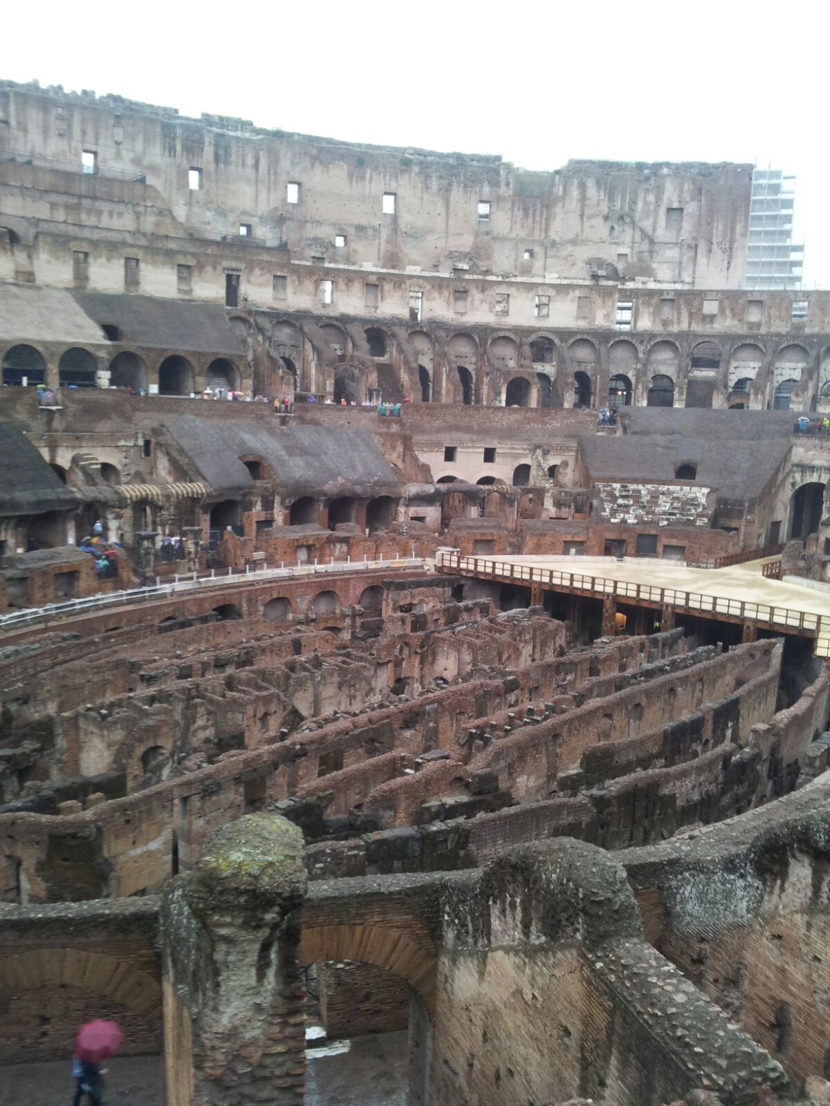 The underground area of the Colosseum, the hypogeum