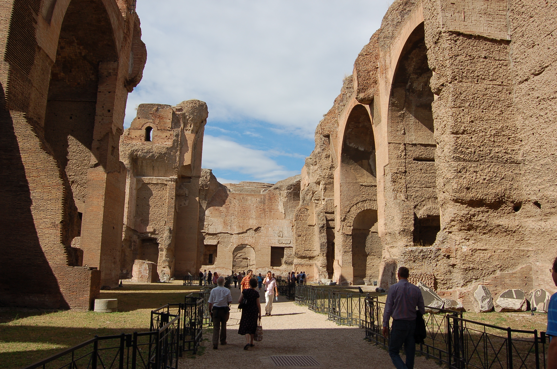 The monumental baths of Caracalla