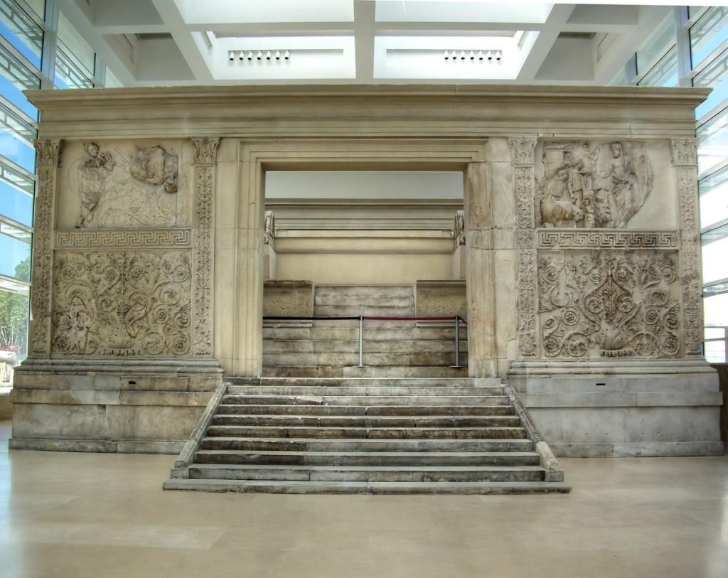 The Ara Pacis is now held within the Ara Pacis Museum